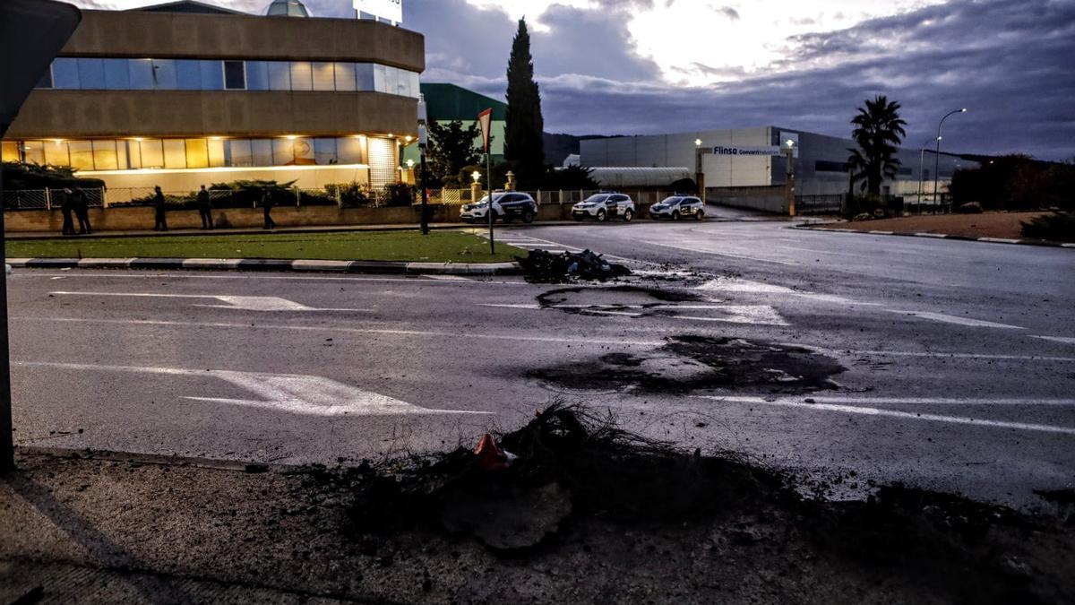 Imágenes de las movilizaciones en Ibi.