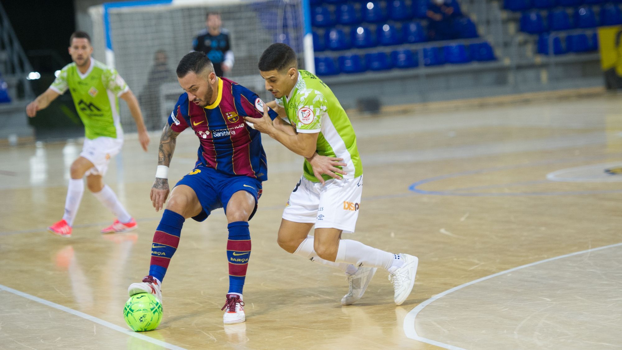 El Palma Futsal pierde en su visita al Palau Blaugrana