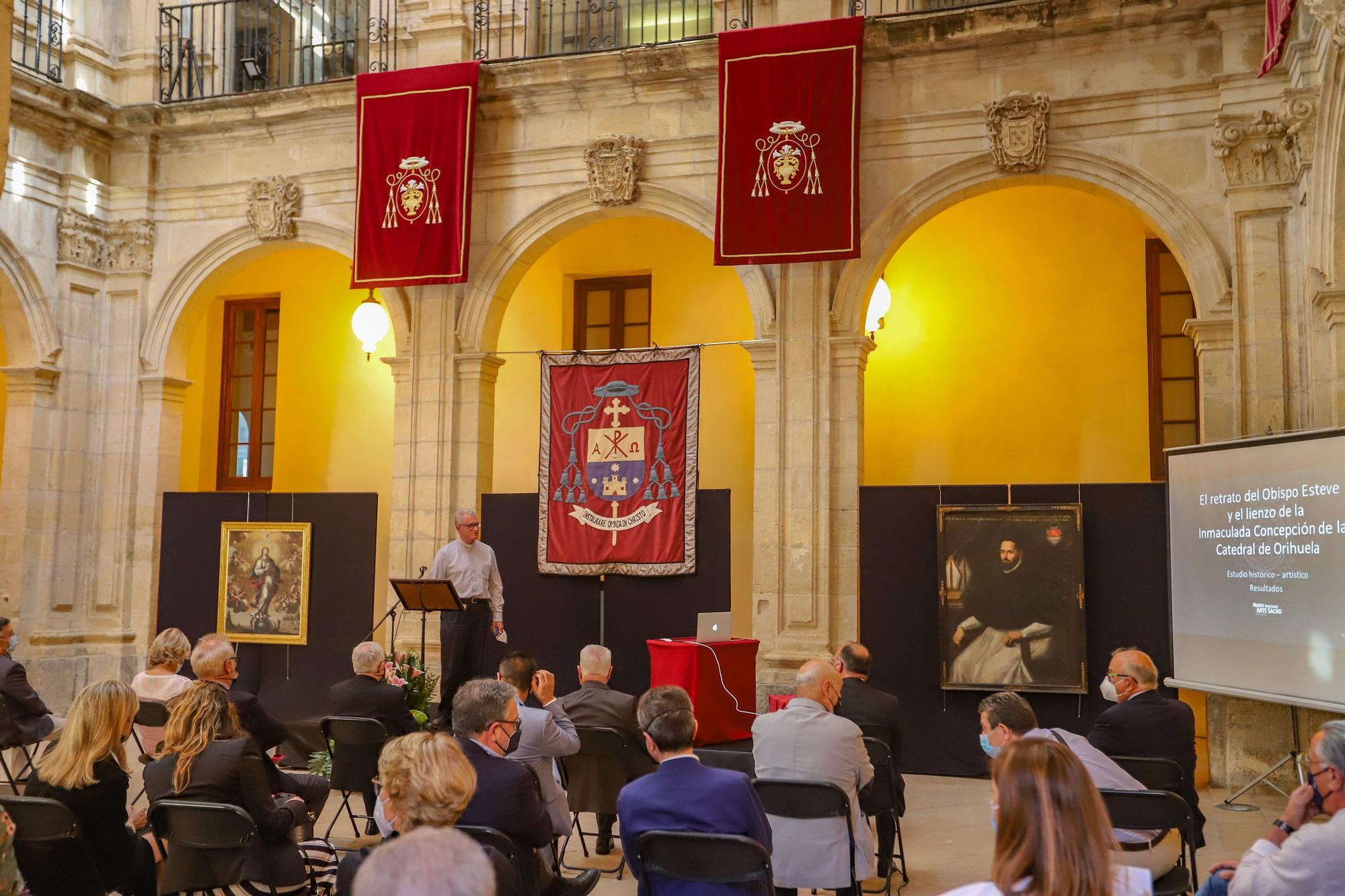 Restauración de dos óleos del Museo de Arte Sacro de Orihuela