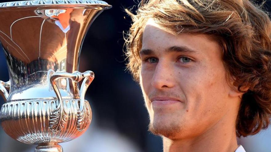 El alemán Alexander Zverev vence a Djokovic en Roma.