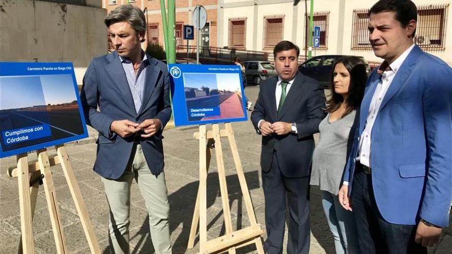 El PP celebra que ha terminado la obra de la carretera CH-2 hasta Encinarejo