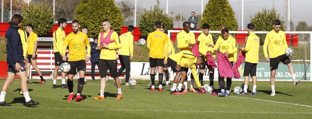 Entrenamiento del Sporting