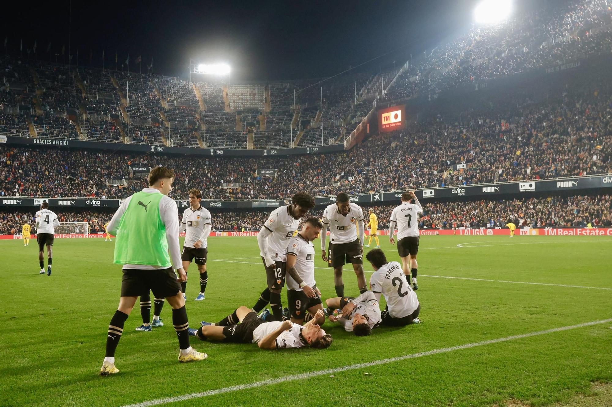 Valencia - Barça en imágenes