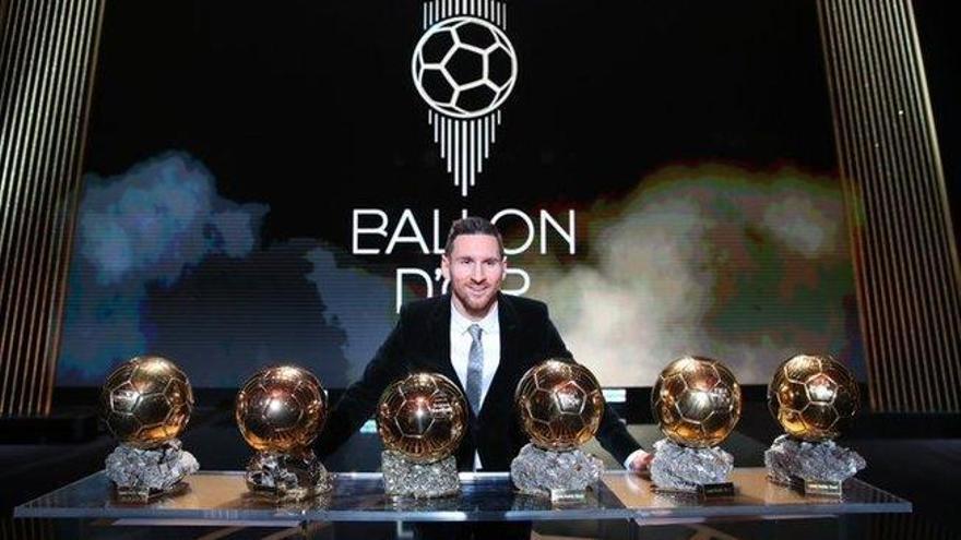 Messi conquista su sexto Balón de Oro