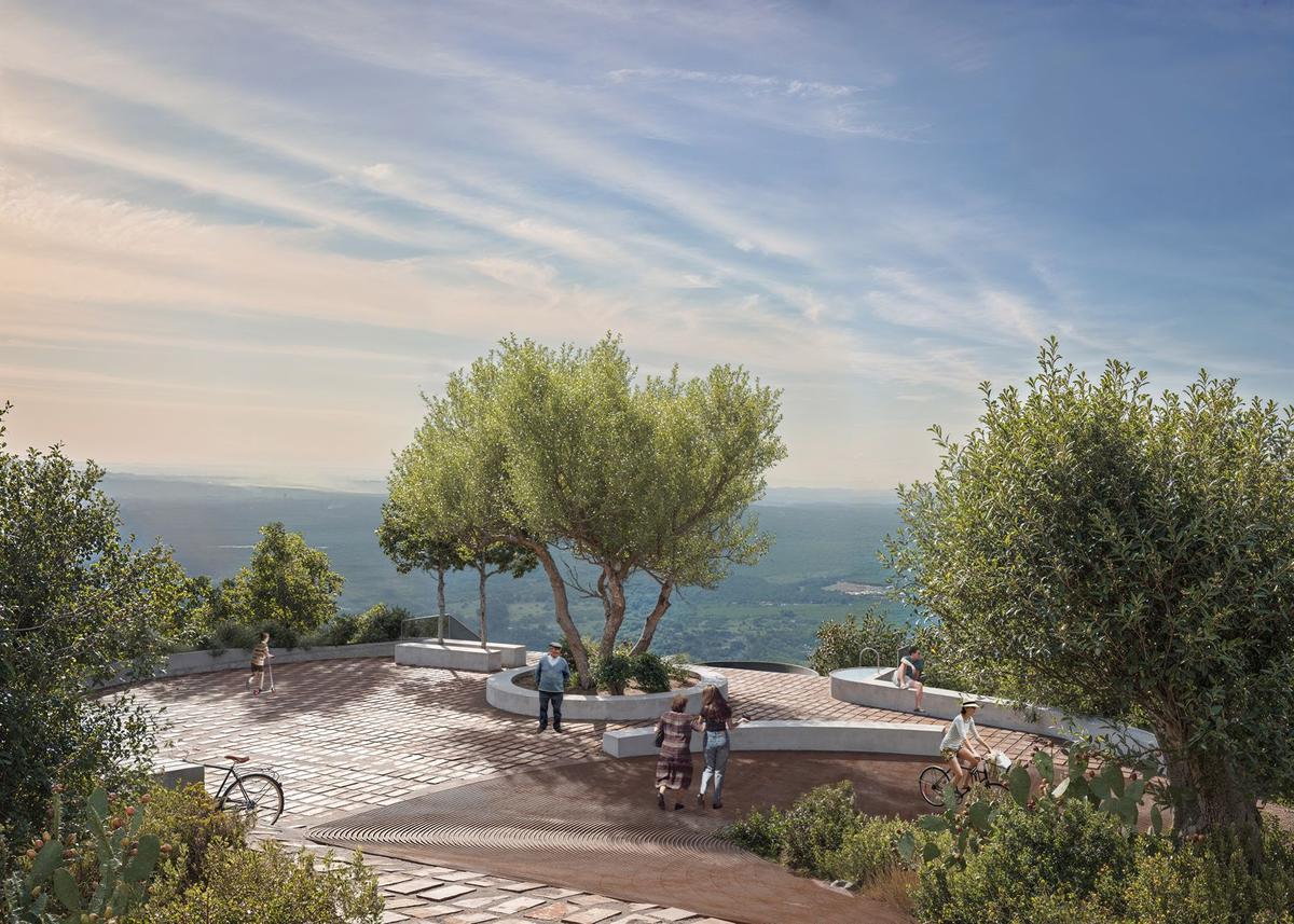 Así será un nuevo mirador cerámico en Castellón