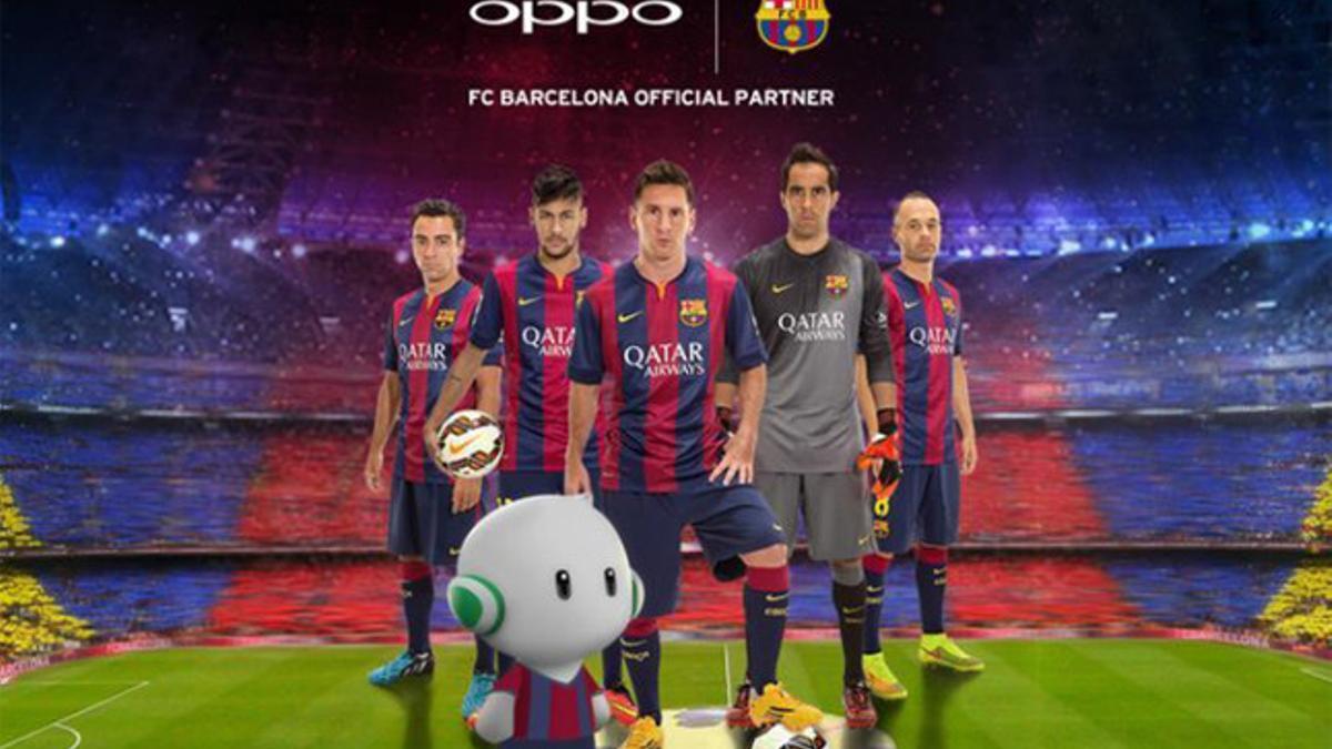 Oppo, nuevo patrocinador del Barça