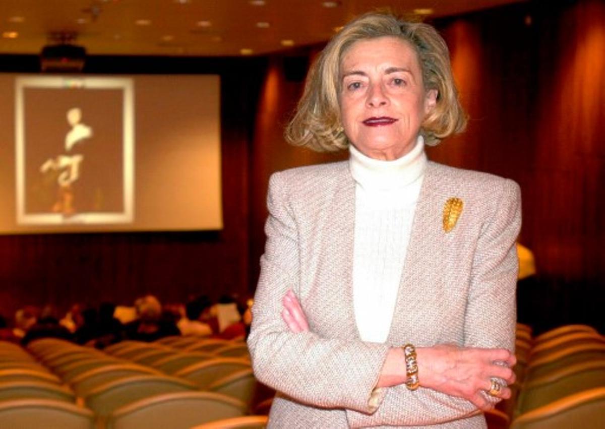 La escritora Josefina Aldecoa