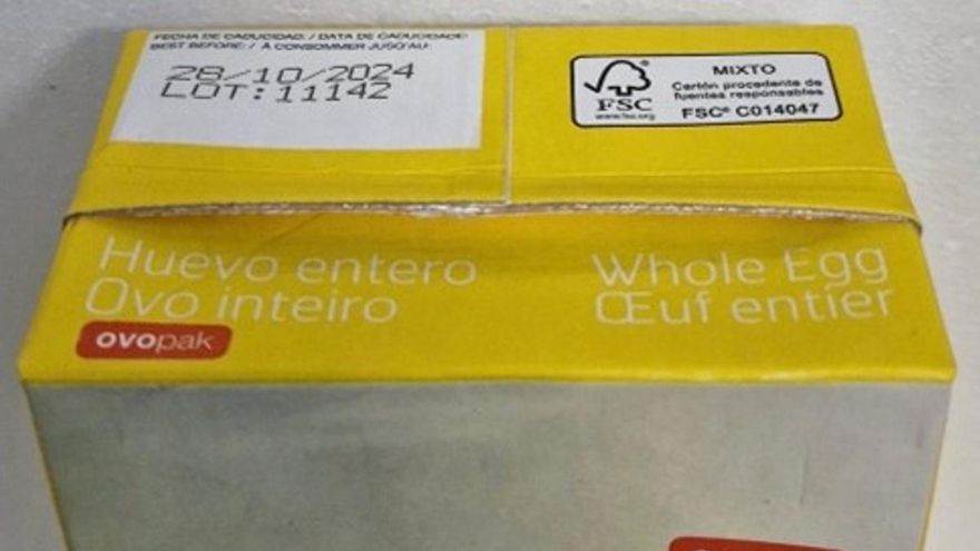 Detectan salmonela en un lote de huevo entero líquido distribuido en Extremadura
