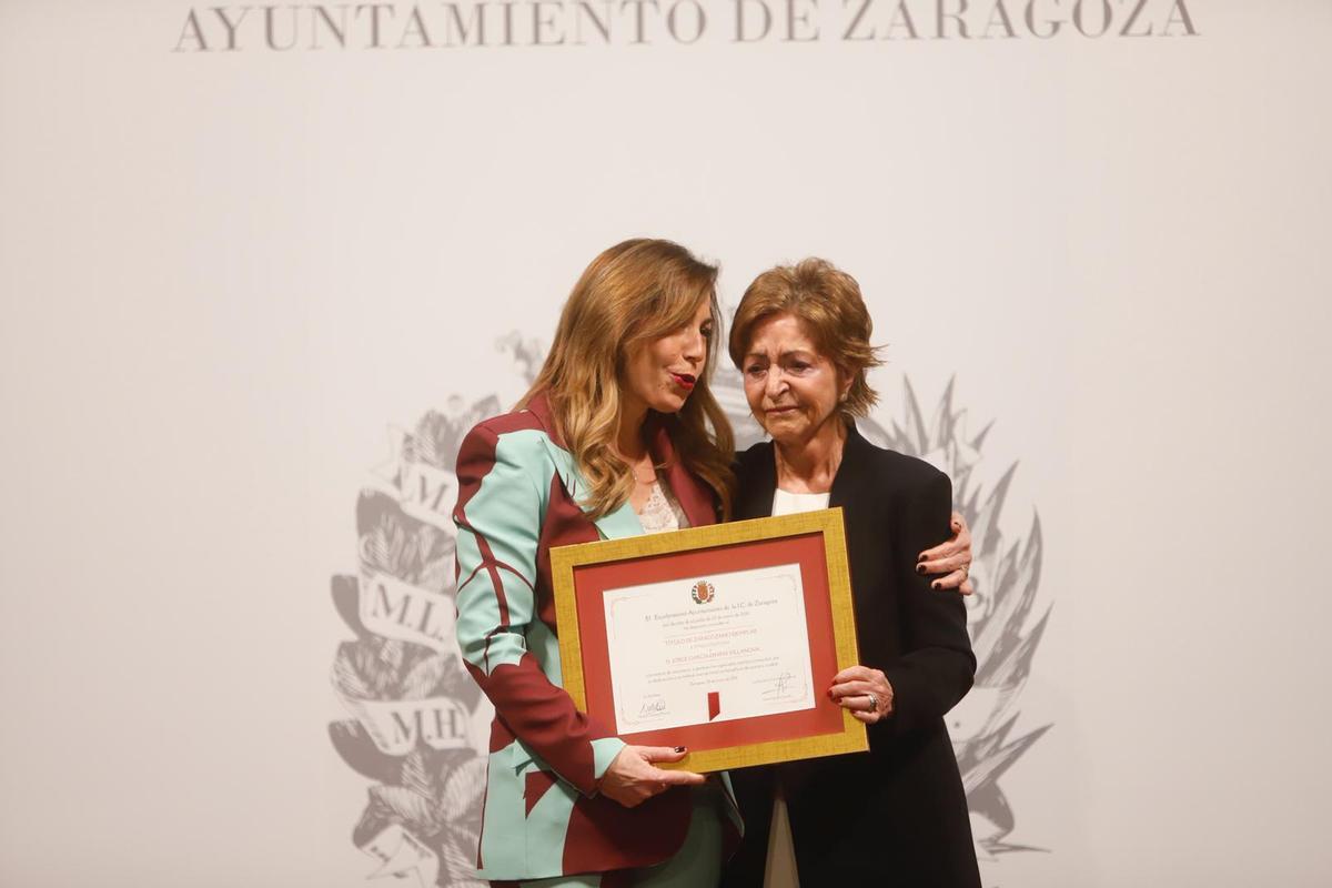 En imágenes I Entrega del título 'Zaragozano y Zaragozana Ejemplar' a nueve vecinos de la ciudad