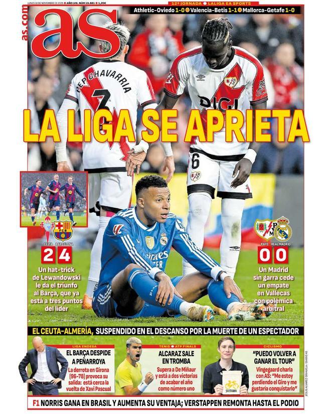 Las portadas de la prensa deportiva de hoy