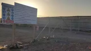 Urbanismo ordena el precinto inmediato de las obras de instalación de un parque fotovoltaico en El Matorral