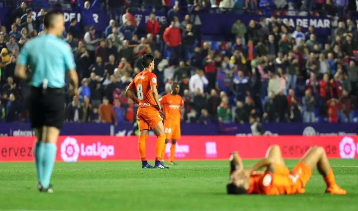 Último descenso del Málaga a Segunda División.