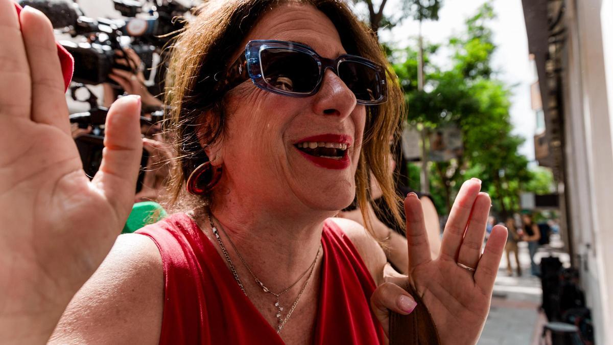La exconcejal socialista Leire Díaz comparece este miércoles tras darse de baja como afiliada del PSOE