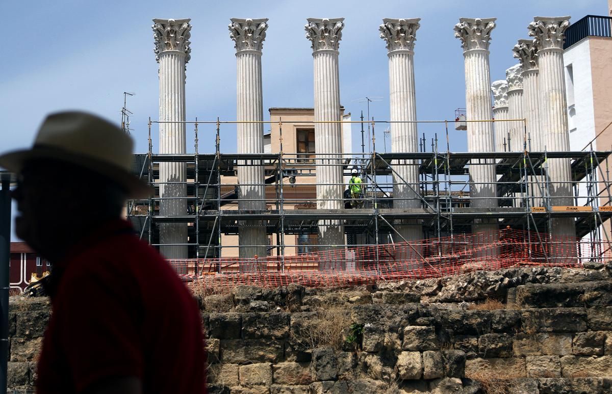 Fotogalería / Las obras del Templo Romano, al 85%