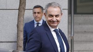 Imatge d’arxiu de l’expresident del Govern José Luis Rodríguez Zapatero a l’Audiència Nacional. | J. J. GUILLÉN / EFE