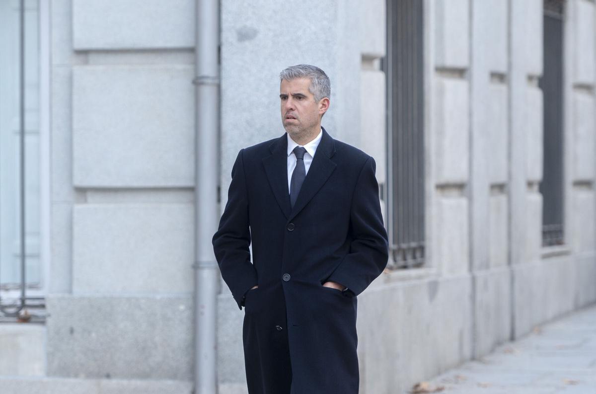 El fiscal Julián Salto, a su llegada a declarar al Tribunal Supremo, a 16 de enero de 2025, en Madrid