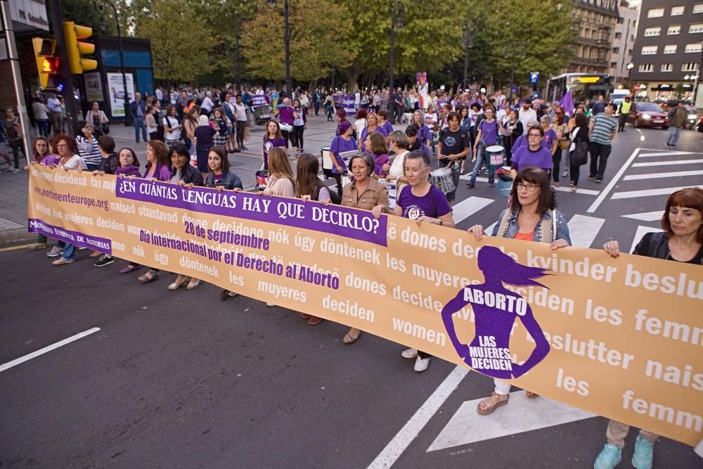 Concentración en favor del aborto