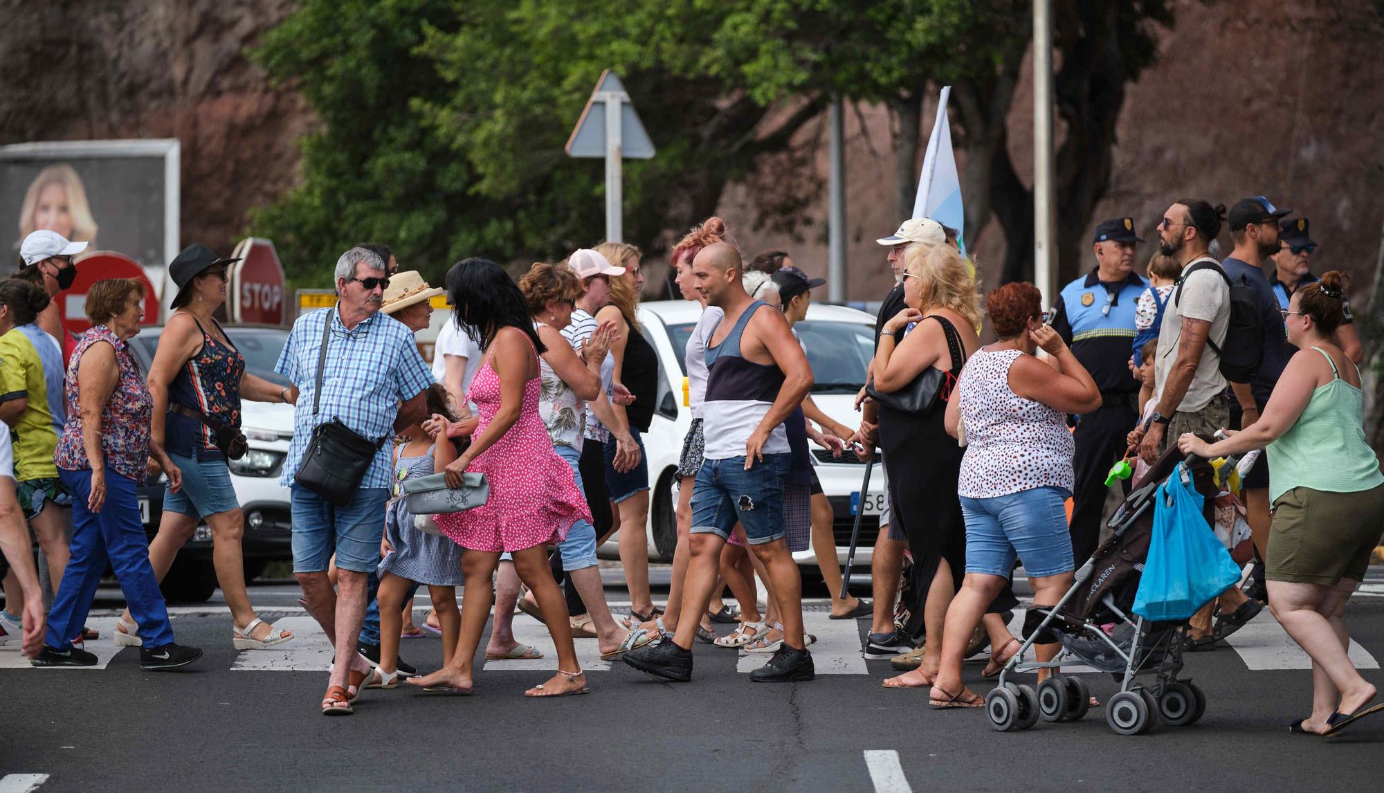 Manifestación en San Andrés por una sanidad digna