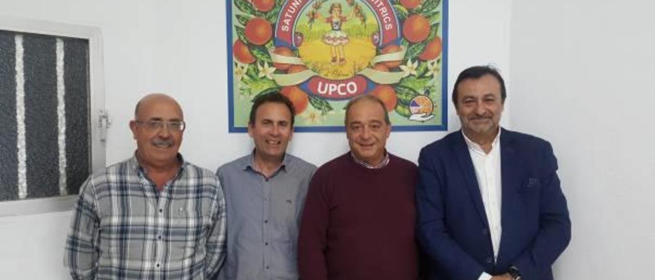 La junta rectora de la Unió de Productors de Cítrics de Oliva.