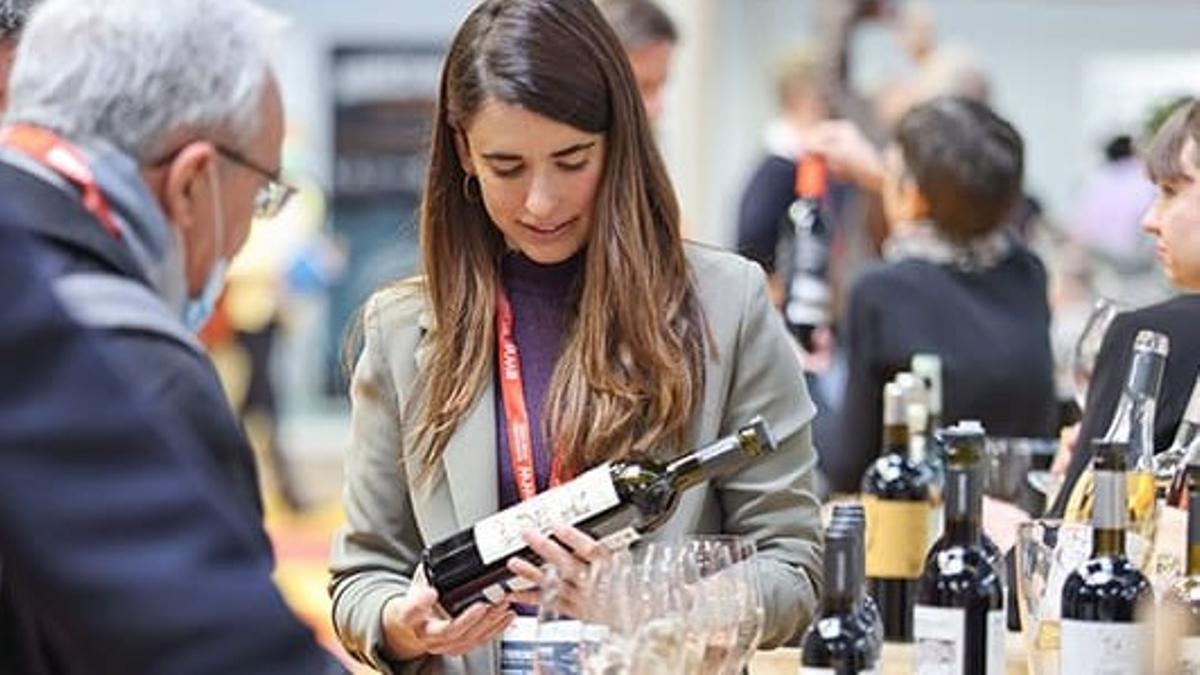 Ambiente en una edición anterior de la Barcelona Wine Week.