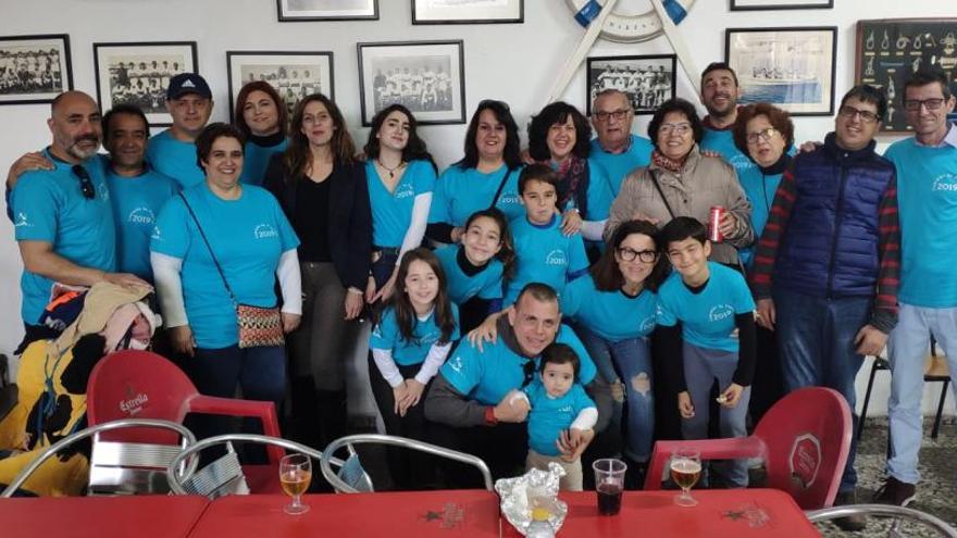 Un momento de la celebración del medio año el barrio del Raval Roig