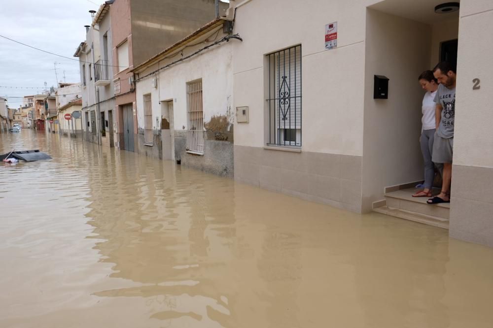 Las imágenes de las inundaciones en Almoradí y Dolores