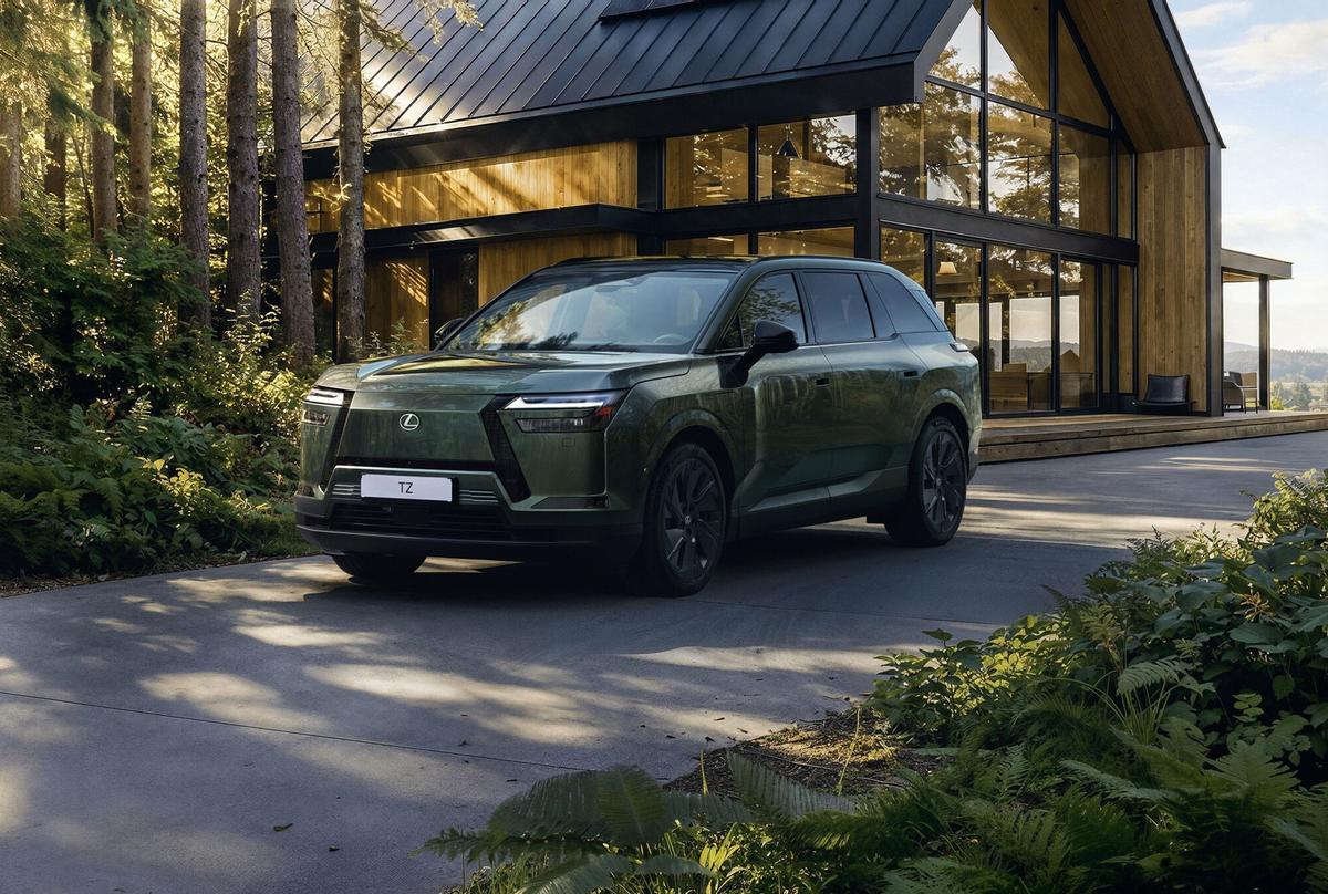 Lexus demuestra su distintivo y contemporáneo estilo de diseño en el amplio exterior del TZ