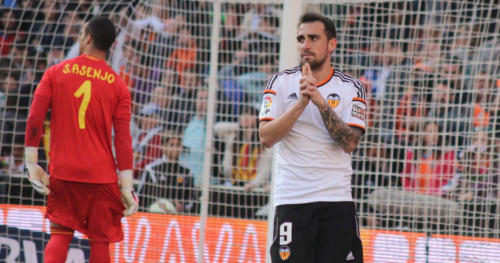 La trayectoria de Paco Alcácer en el Valencia CF