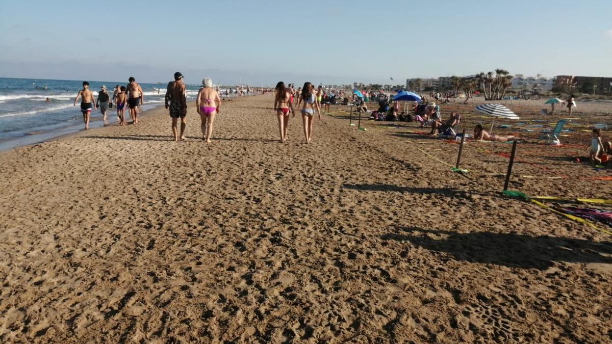 Vista de la playa de Canet