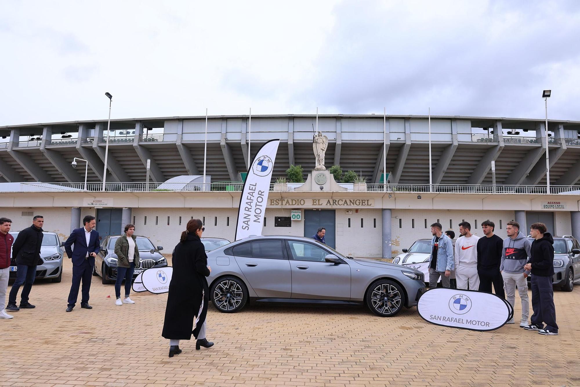 El convenio entre el Córdoba CF y la firma BMW, en imágenes