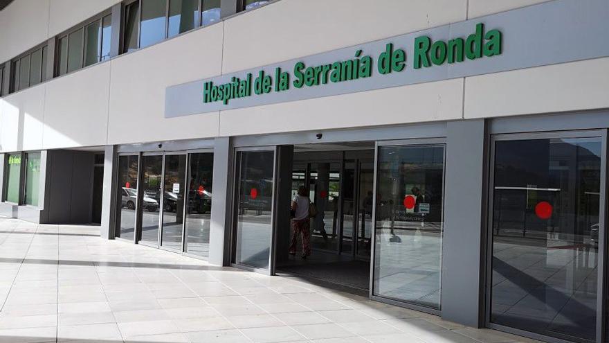 Fachada Hospital de Ronda, en una imagen de archivo