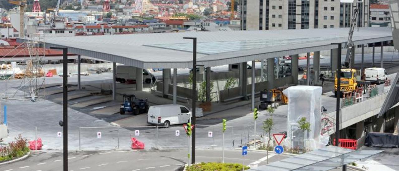 Parte superior de la nueva estación de autobuses, en Vialia. | M.G.B.