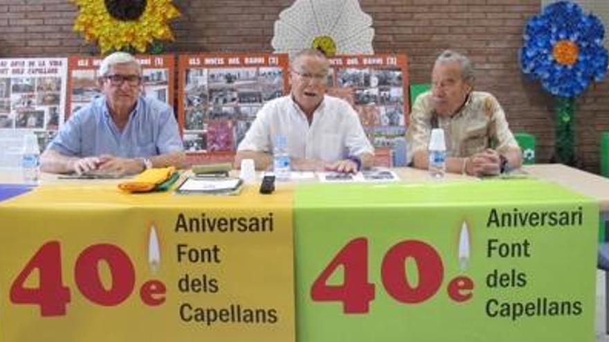 Francisco Montero, Josep Rueda i Antonio Belver, membres de l&#039;AV.