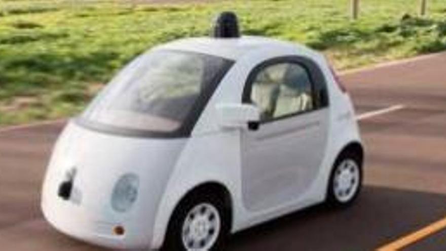 Una imagen del coche autónomo de Google.