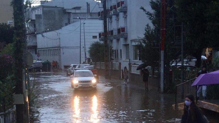 Carrers de Blanes inundats