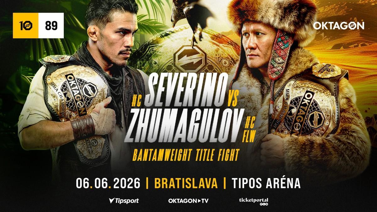 OKTAGON 89 prepara una batalla de campeones entre Severino y Zhumagulov en Bratislava