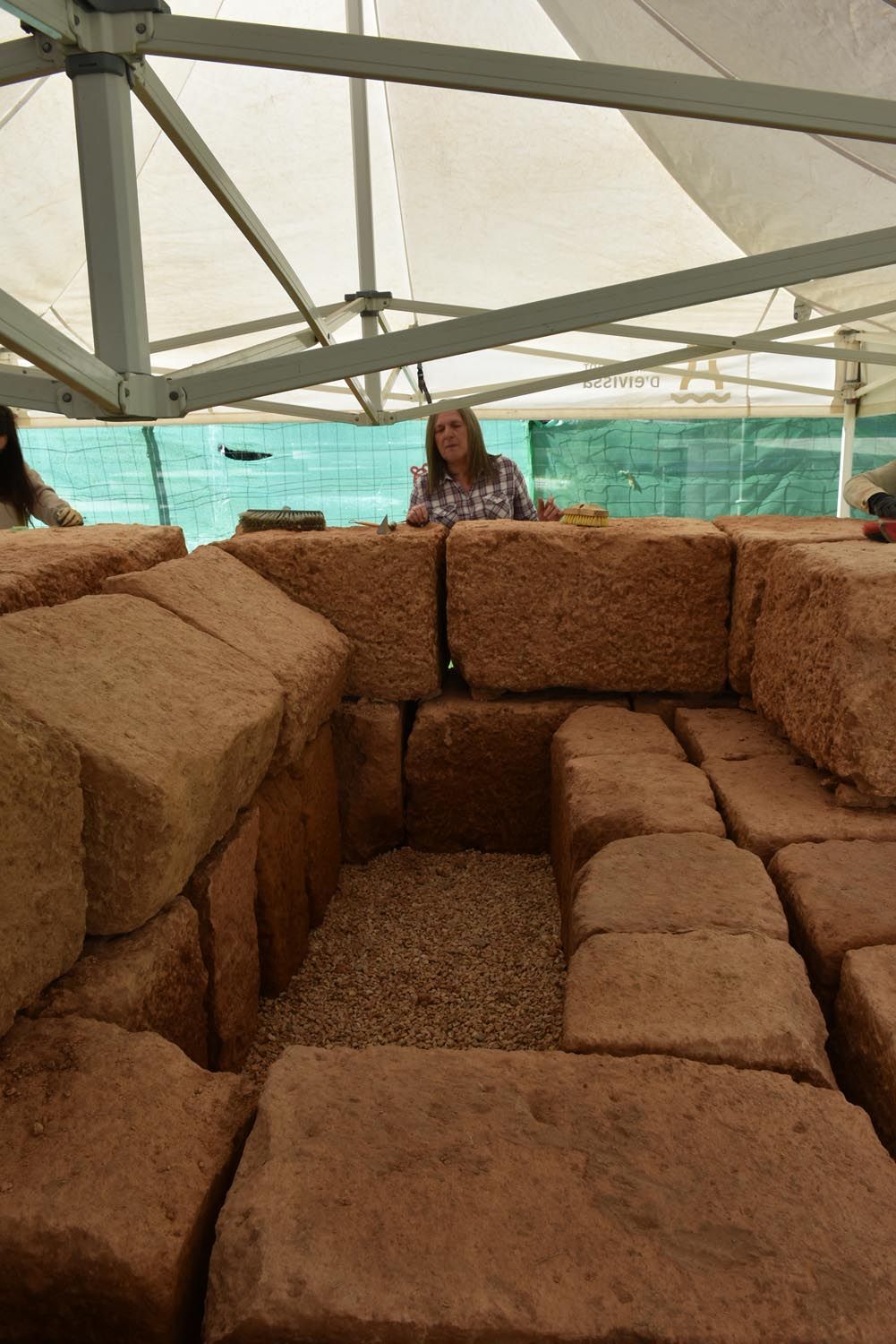 Comienza la restauración del mausoleo romano hallado en Ibiza