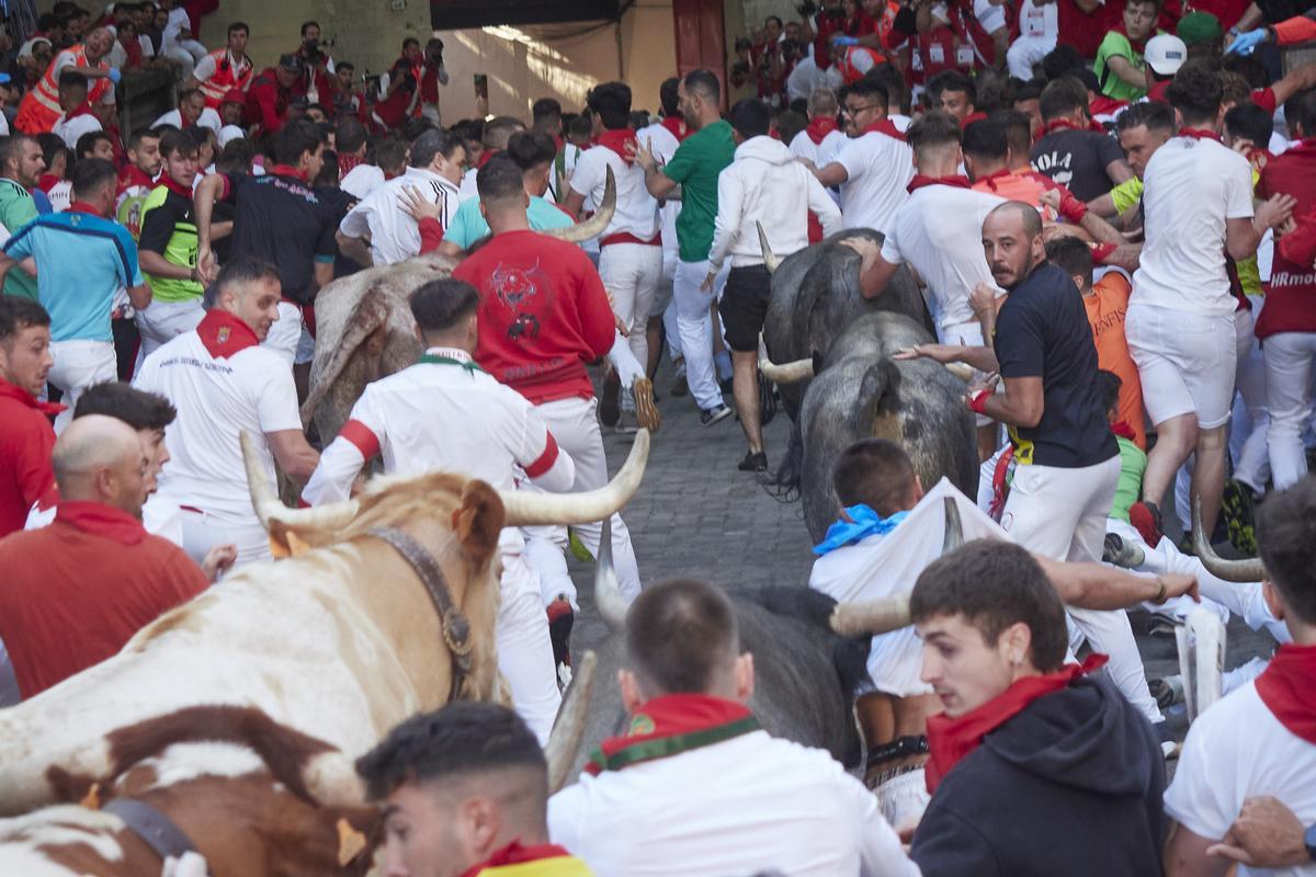 Segundo encierro de los Sanfermines 2023