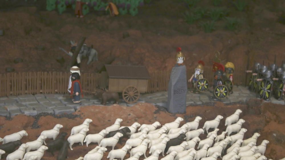 Belén de Playmobil en el Museo de Belenes de Mollina