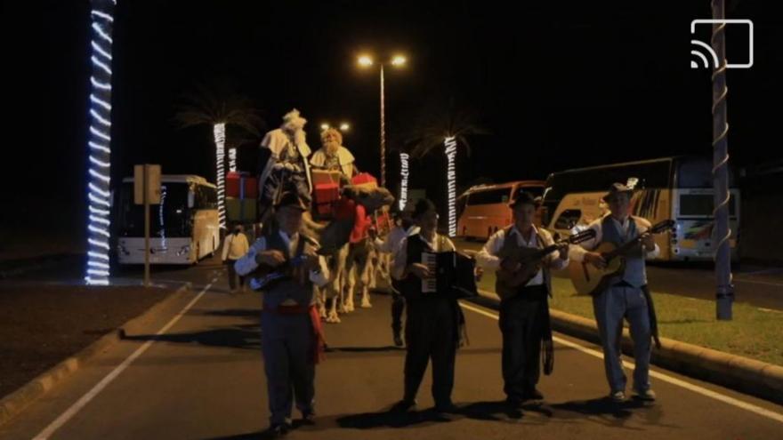 La Lajita celebra la única cabalgata tradicional de Reyes como hace medio siglo