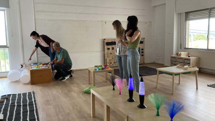 El colegio de Vilariño estrena aula multisensorial