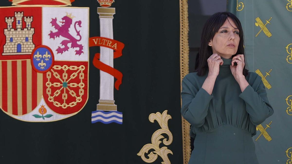 La nueva directora general de la Guardia Civil, Mercedes González, durante el acto de toma de posesión de este mismo cargo que ya ocupó entre marzo y junio del pasado año.