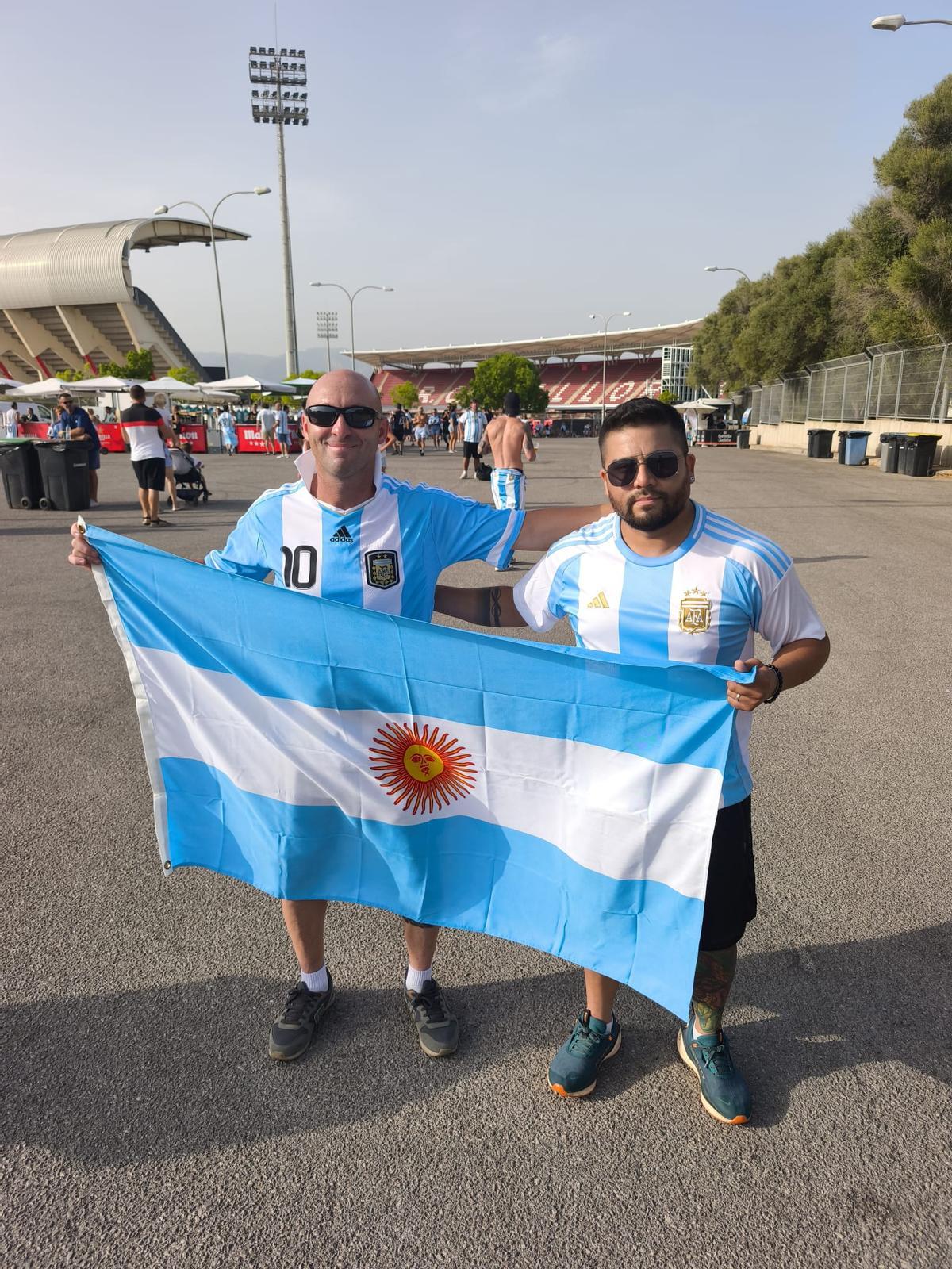 La final del Mundial, en Mallorca: La 'fan zone' de Argentina en Son Moix