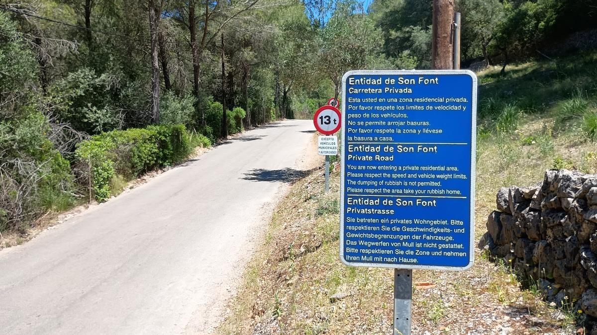Así es la urbanización de Son Font, en Calvià vila