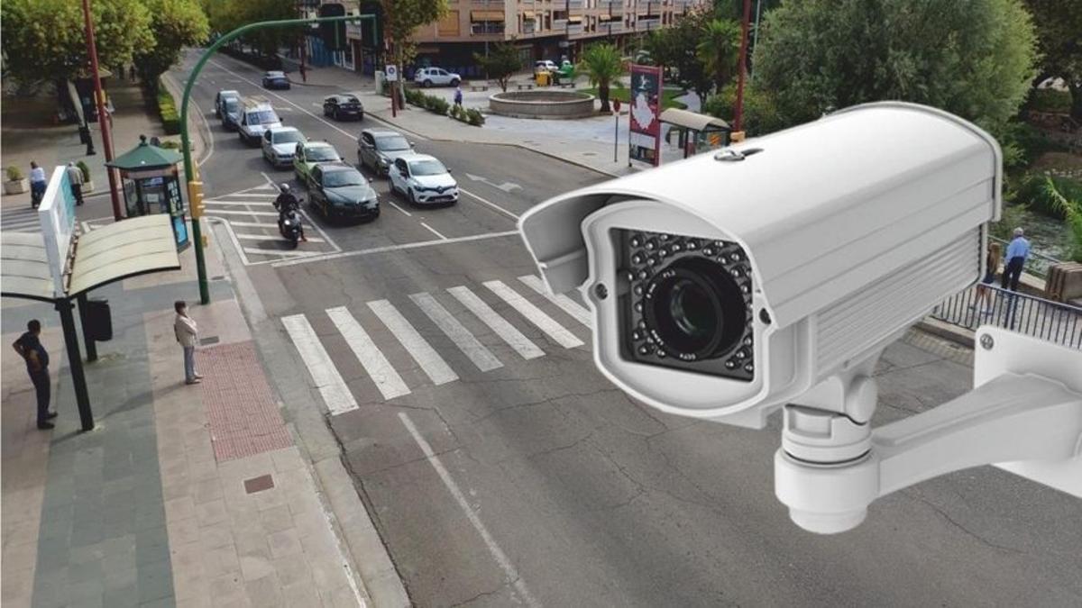 Cámara de vigilancia instalada este verano en Calatayud