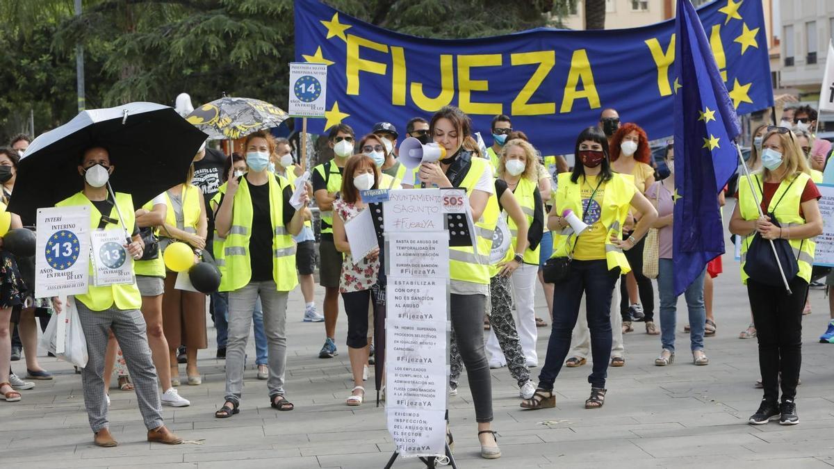 Un moment de la protesta