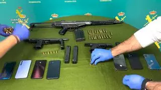 Los tres detenidos por el doble crimen de Lorca poseían armas de guerra que "atraviesan cualquier chaleco antibalas"