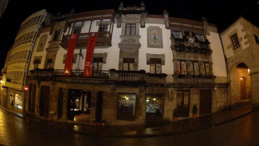 Fachada de la Fundación CIEC, en el centro de Betanzos.