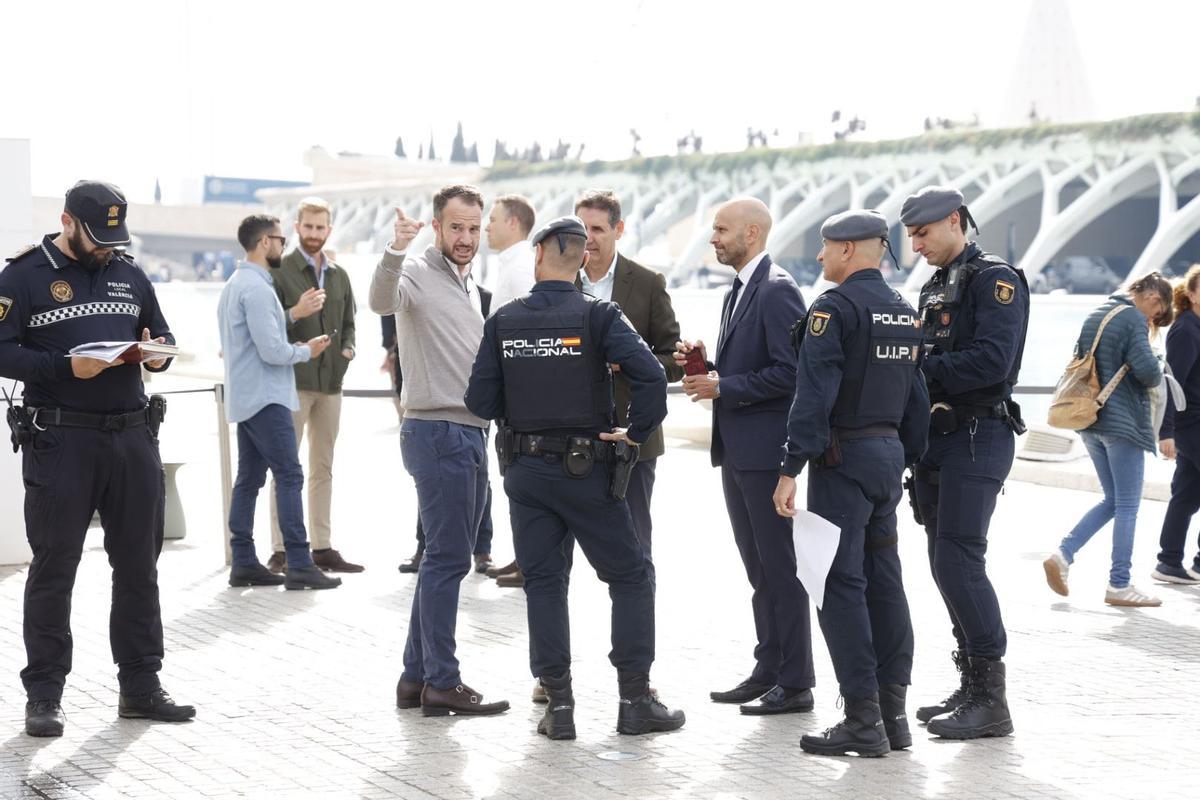Los preparativos para el funeral de Estado de la dana en el Museo de las Ciencias