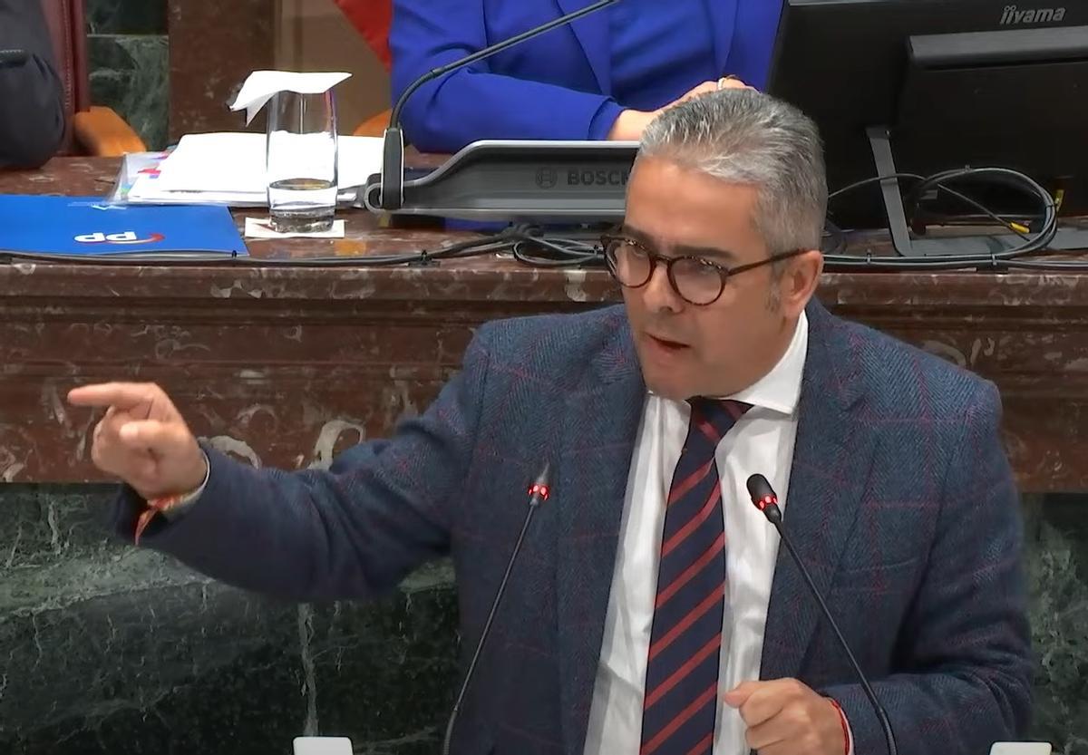 Jesús Cano, diputado del PP en la Asamblea Regional